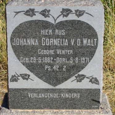 WALT Johanna Cornelia, v.d. nee VENTER 1882-1971