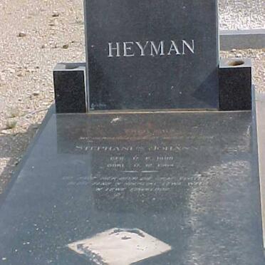 HEYMAN Stephanus Johannes 1898-1964