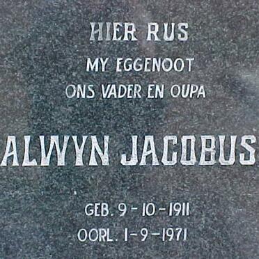 KOTZÉ Alwyn Jacobus 1911-1971