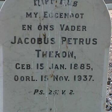 THERON Jacobus Petrus 1885-1937