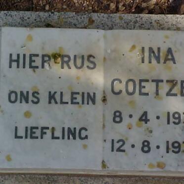COETZEE Ina 1939-1939