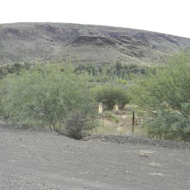 1. Overview on cemetery from the road