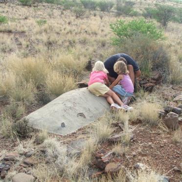 3. Wilie Karsten rebuildt a broken Tombstone