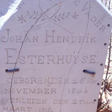ESTERHUYSE Johan Hendrik 1846-1918