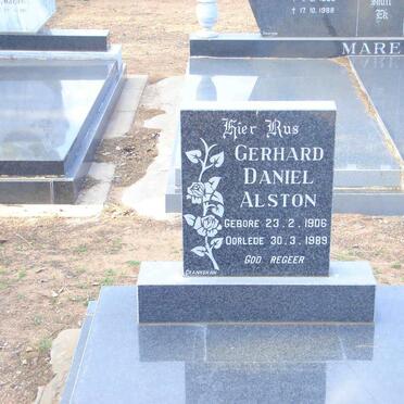 ALSTON Gerhard Daniel 1906-1989