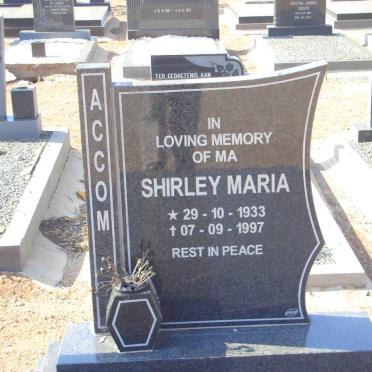 ACCOM Shirley Maria 1933-1997
