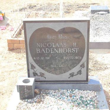 BADENHORST Nicolaas H. 1911-1974