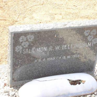 BELLINGHAM Saloman R.W. 1893-1968