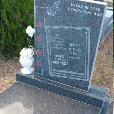 BEUKES Henning Jacobus 1928-2007