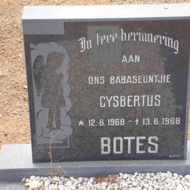 BOTES Gysbertus 1968-1968