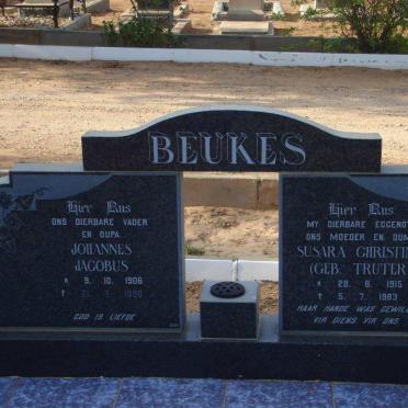 BEUKES Johannes Jacobus 1906-1996 &amp; Susara Christina TRUTER 1915-1983