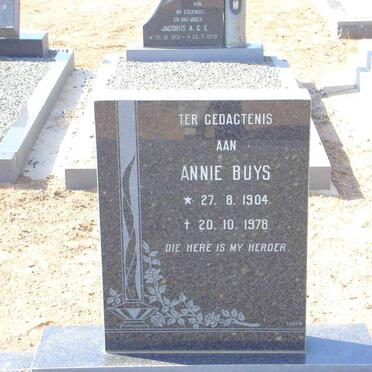BUYS Annie 1904-1978