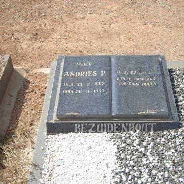 BEZUIDENHOUT Andries P. 1902-1983 &amp; Johanna B.  DU TOIT 1909-2002