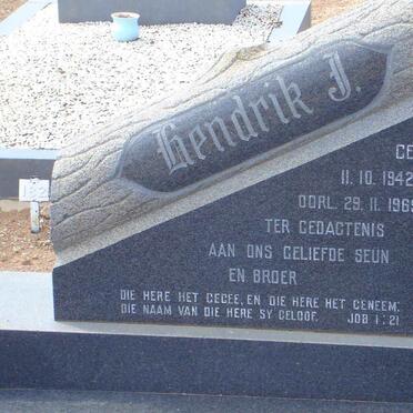 BOTHA Hendrik J. 1942-1969