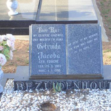 BEZUIDENHOUT Getruida Jacoba nee FOUCHE 1903-1990