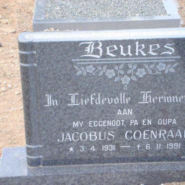 BEUKES Jacobus Coenraad 1931-1991