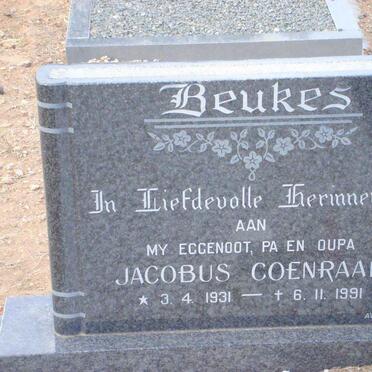BEUKES Jacobus Coenraad 1931-1991