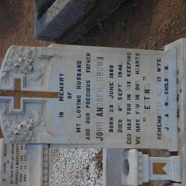 BROWN John Andrew 1880-1946