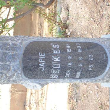 BEUKES Japie 1938-1983