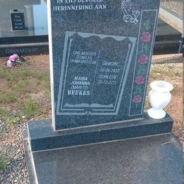 BEUKES Maria Johanna nee MARITZ 1933-2015