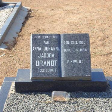 BRANDT Anna Johanna nee LUDIK 1902-1984