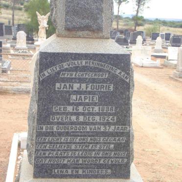 FOURIE Jan J. 1888-1924