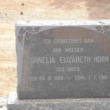 HORN Cornelia Elizabeth nee BRITS 1888-1961