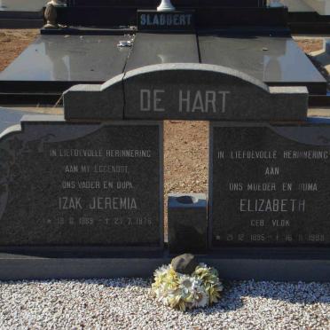 HART Izak Jeremia, de 1889-1976 &amp; Elizabeth VLOK 1895-1988