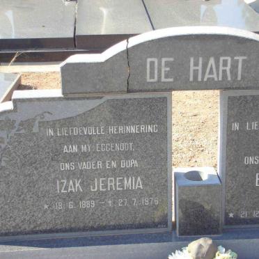 HART Izak Jeremia, de 1889-1976