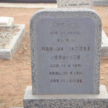 KOORTZEN Martha Jacoba 1891-1971