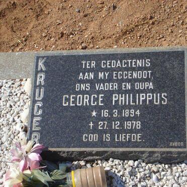 KRUGER George Philippus 1894-1978