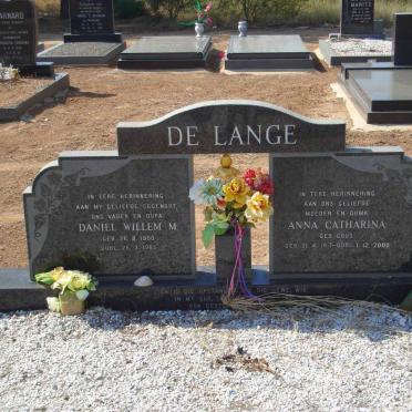 LANGE Daniel Willem M., de 1900-1985 &amp; Anna Catharina GOUS 1917-2000