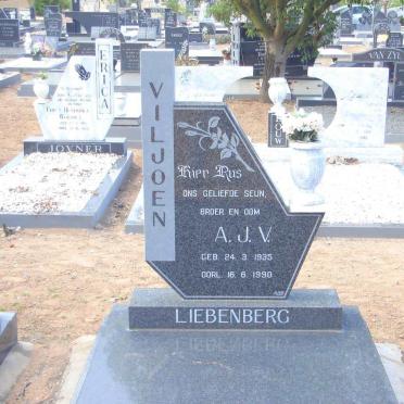 LIEBENBERG A.J.V. 1935-1990