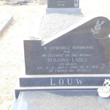 LOUW Susanna Lasea nee PELSER 1907-1970