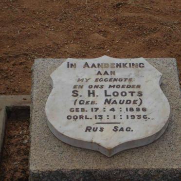 LOOTS S.H. nee NAUDE 1896-1936