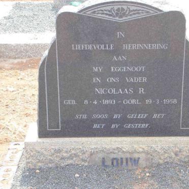 LOUW Nicolaas R. 1893-1958