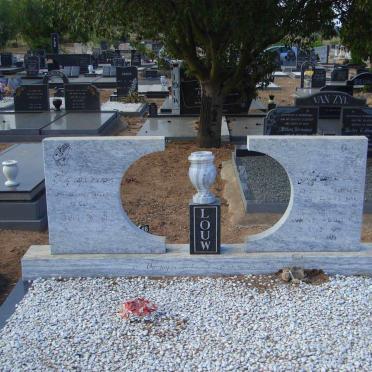 LOUW Gert S.J. 1935- &amp; Johanna C.L. DU PLOOY 1936-1989