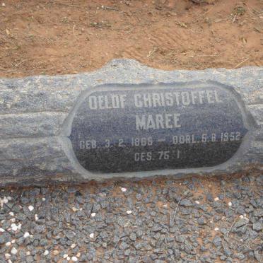 MAREE Oelof Christoffel 1865-1952