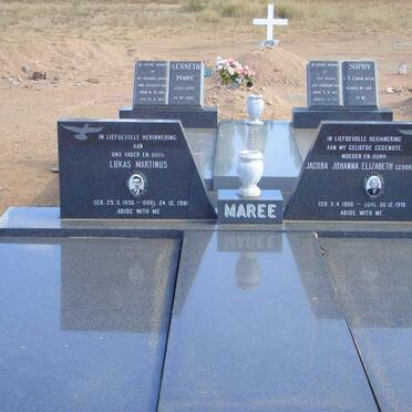 MAREE Lukas Martinus 1896-1981 &amp; Jacoba Johanna Elizabeth SOUNES 1900-1978
