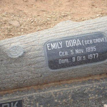 NIEKERK Emily Dora, van nee GROVE 1895-1977