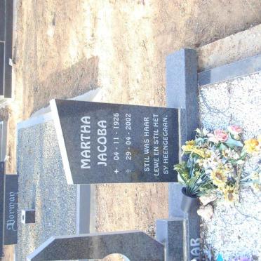 PIENAAR Martha Jacoba 1926-2002