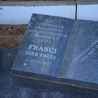 ROUX Franci nee FAUL 1927-