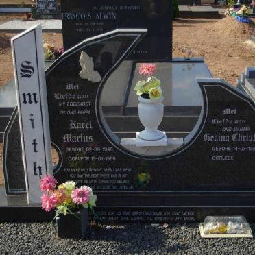 SMITH Karel Marius 1948-1999 &amp; Gesina Christina 1954-