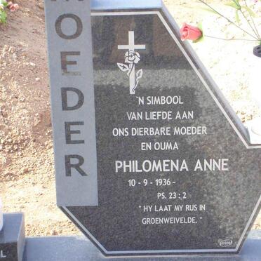 SAAIMAN Philomena Anne 1936-