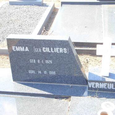 VERMEULEN Emma nee CILLIERS 1926-1999