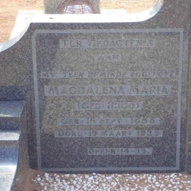 WESTHUIZEN Magdalena Maria, van der nee HUGO 1858-1935