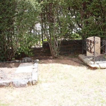 4. Overview on graves inside the churchyard