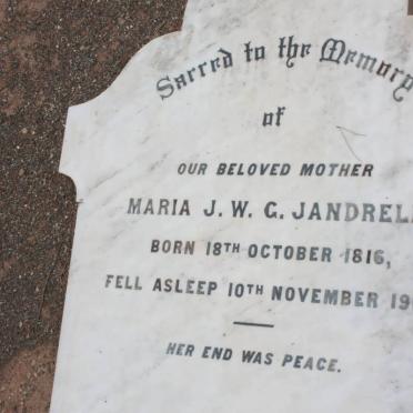 JANDRELL Maria J.W.G. 1816-1901
