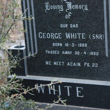 WHITE George 1889-1982