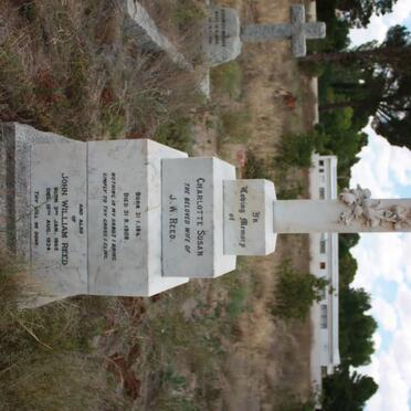 REED John William 1862-1934 &amp; Charlotte Susan 1866-1908